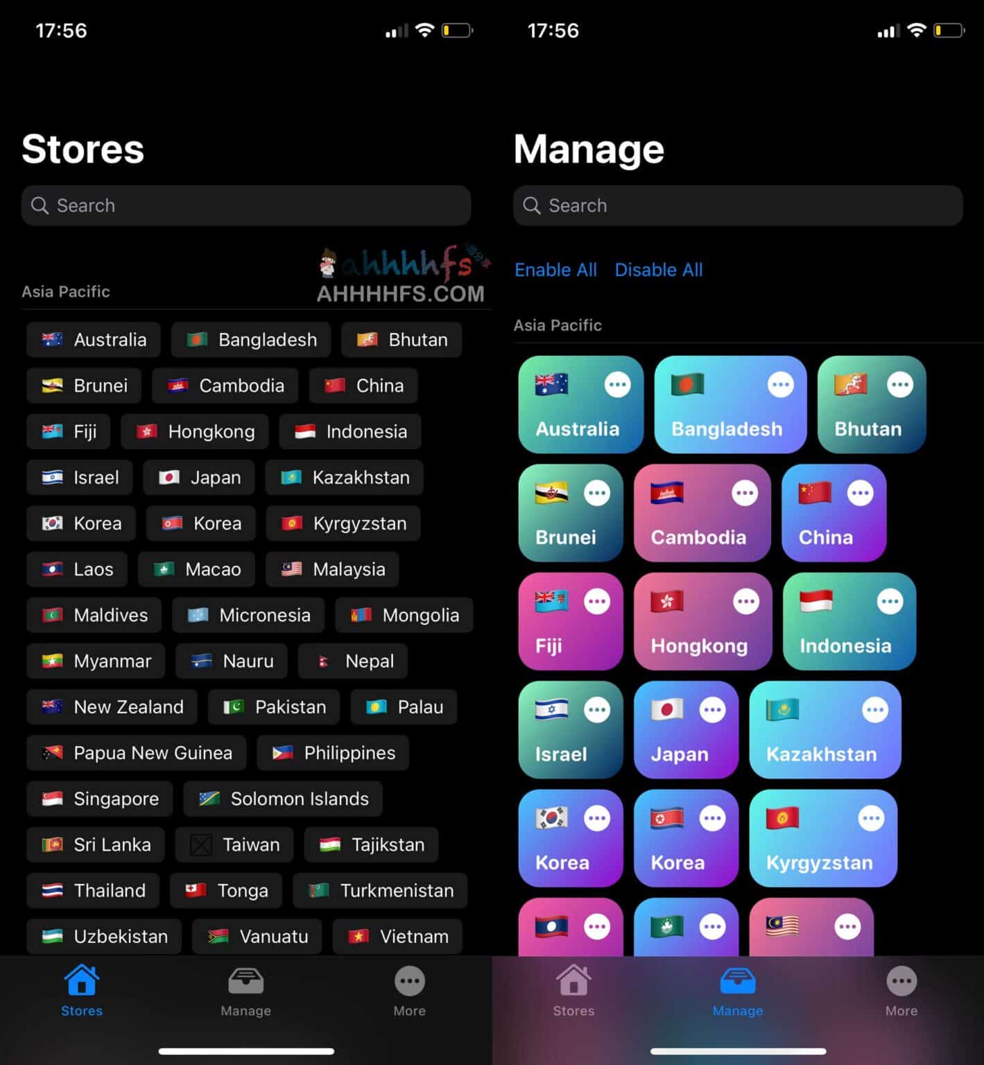 iPhone苹果IOS手机app store应用商店怎么切换国家地区